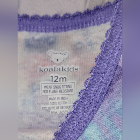 NWT 3p Koala Kids Pajama set. Infant Girls Size 12M - Picture 2 of 10